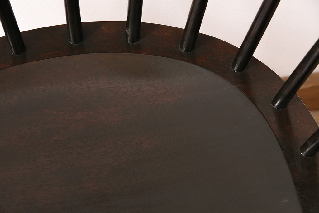 ヴィンテージ　松本民芸家具　座り心地の良さが魅力の#91型キャプテンチェア(アームチェア、椅子、ビンテージ)(R-047206)