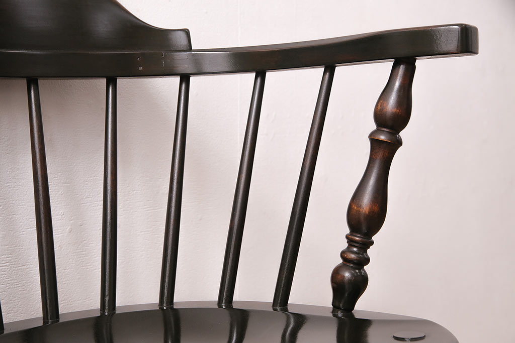 ヴィンテージ　松本民芸家具　座り心地の良さが魅力の#91型キャプテンチェア(アームチェア、椅子、ビンテージ)(R-047219)