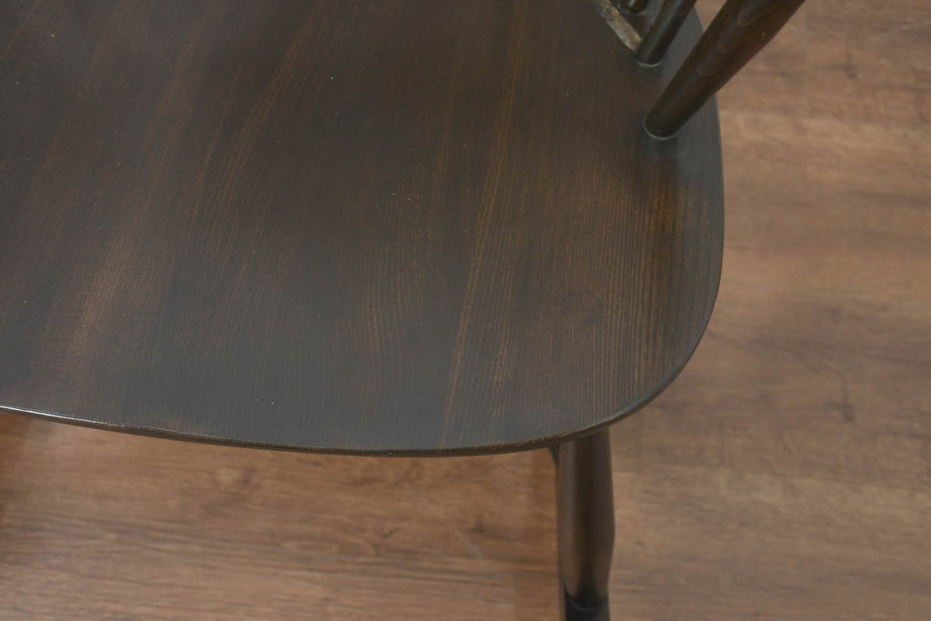 中古　美品　激レア　ERCOL(アーコール)　フラワーバッグ　Latimer(ラティマー)　美しい曲げ木と高背のデザインが特徴のロッキングチェア(ラティマーチェア、チェアメーカーズチェア、Chairmakers Chair、アームチェア、揺り椅子、イス、椅子、英国)(R-082698)