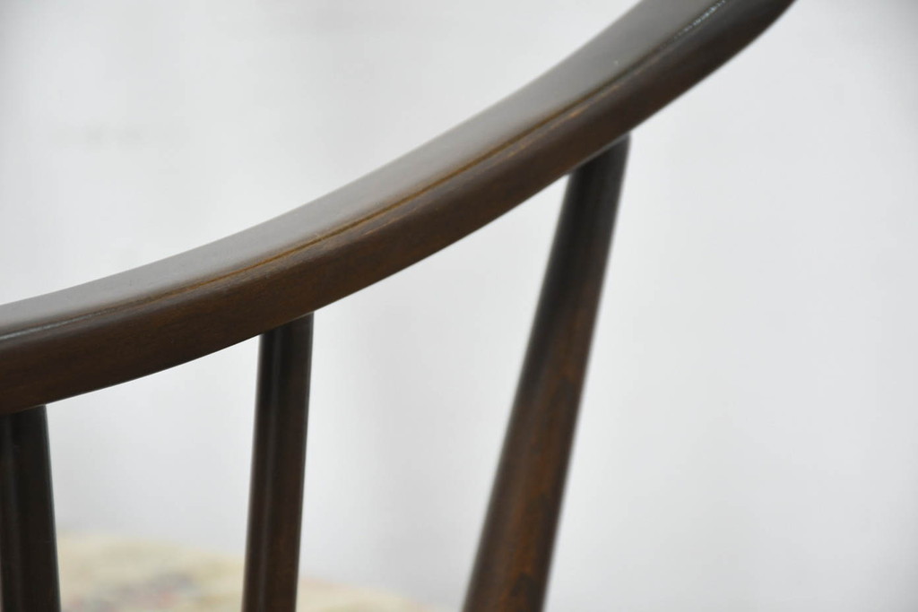 中古　美品　激レア　ERCOL(アーコール)　フラワーバッグ　Latimer(ラティマー)　美しい曲げ木と高背のデザインが特徴のロッキングチェア(ラティマーチェア、チェアメーカーズチェア、Chairmakers Chair、アームチェア、揺り椅子、イス、椅子、英国)(R-082698)
