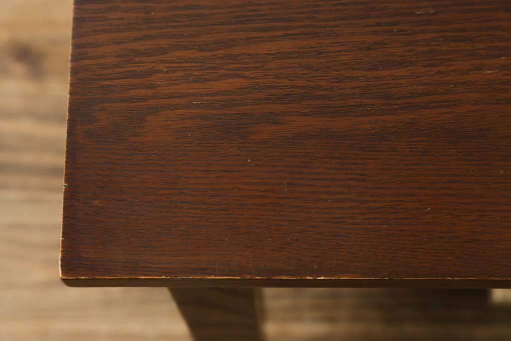 中古　ブランド家具　希少な廃番品　Shin-Lee(シンリー)　引き出し付きがいいね!!上質な作りのローテーブル(センターテーブル、リビングテーブル、座卓)(R-083105)