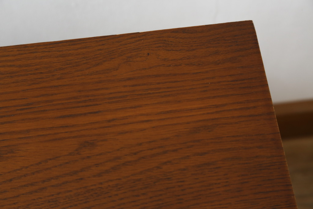 中古　ブランド家具　希少な廃番品　Shin-Lee(シンリー)　引き出し付きがいいね!!上質な作りのローテーブル(センターテーブル、リビングテーブル、座卓)(R-083105)