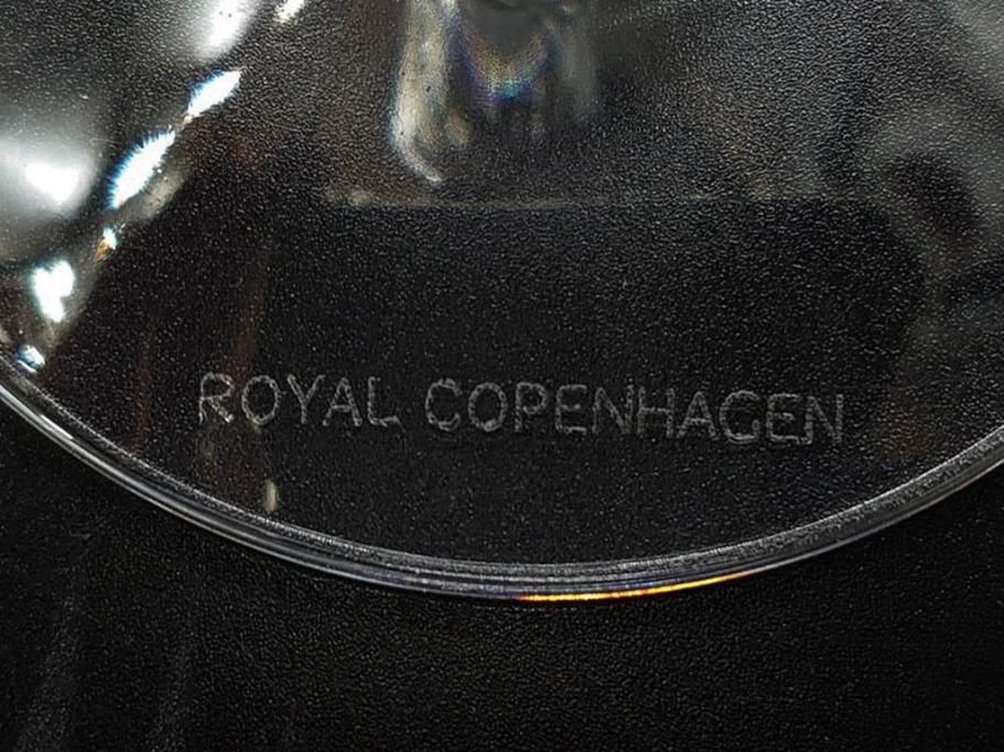 デンマーク　ROYAL COPENHAGEN(ロイヤルコペンハーゲン)　シャンパングラス/MEISSEN(マイセン)　マイセンクリスタル　ブルーオニオン　ロックグラス　繊細なデザインに気品を感じるグラス3点セット(タンブラー、オールドファッション、ワイン、コップ、北欧、共箱付き)(R-083281)