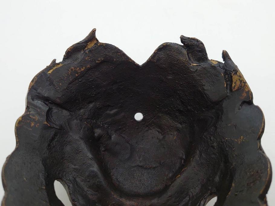 時代物　中国古玩　古銅　獅子　香炉(香爐、仏具、茶道具)(R-083078)