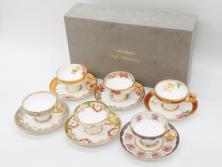 フランス　Baccarat　バカラ　上品な佇まいが魅力のロックグラス3客セット(フルレッドクリスタルガラス)(R-073827)