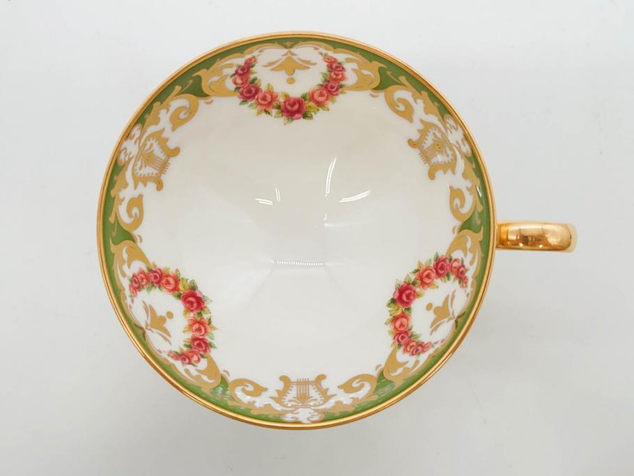 未使用品　ノリタケ　NORITAKE　100周年記念　オールドノリタケデザイン　華やかで美しいカップ&ソーサー6客セット(100th Anniversary、アソートコレクション、C&S、花、金彩、洋食器、外箱付き)(R-083081)