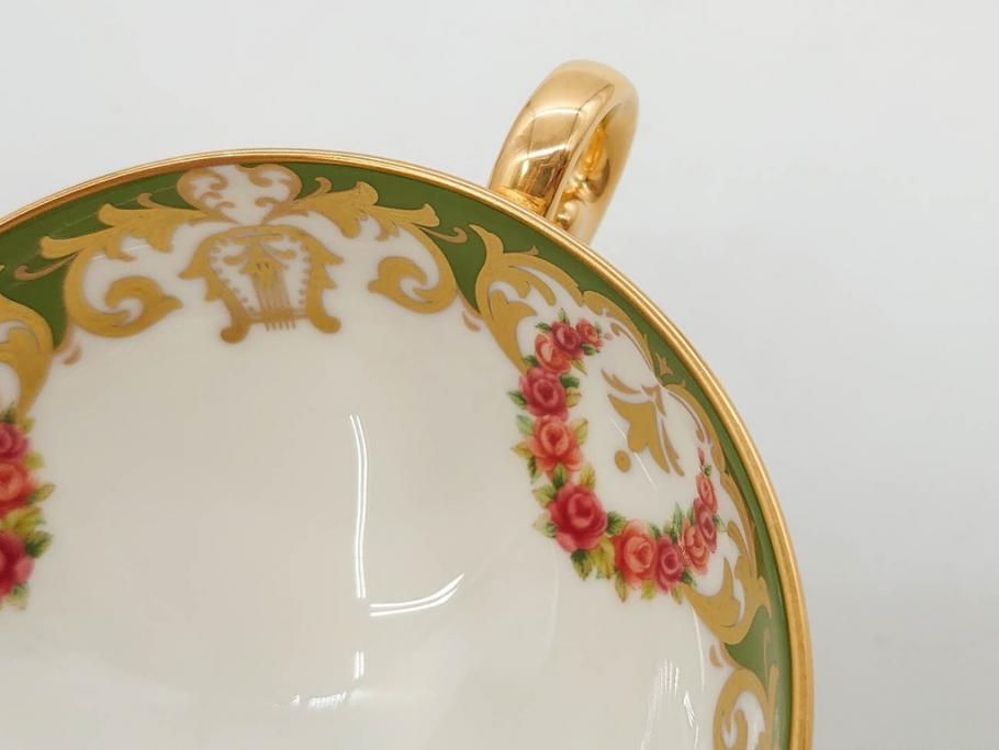 未使用品　ノリタケ　NORITAKE　100周年記念　オールドノリタケデザイン　華やかで美しいカップ&ソーサー6客セット(100th Anniversary、アソートコレクション、C&S、花、金彩、洋食器、外箱付き)(R-083081)