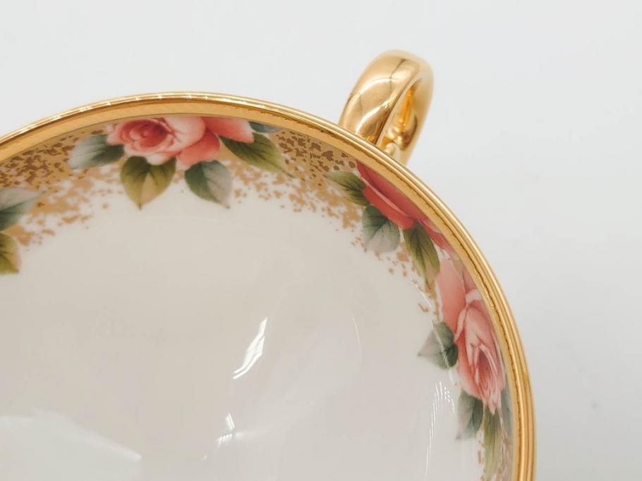 未使用品　ノリタケ　NORITAKE　100周年記念　オールドノリタケデザイン　華やかで美しいカップ&ソーサー6客セット(100th Anniversary、アソートコレクション、C&S、花、金彩、洋食器、外箱付き)(R-083081)