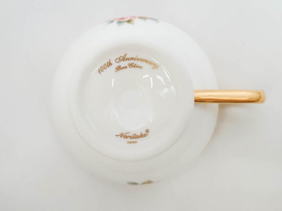 未使用品　ノリタケ　NORITAKE　100周年記念　オールドノリタケデザイン　華やかで美しいカップ&ソーサー6客セット(100th Anniversary、アソートコレクション、C&S、花、金彩、洋食器、外箱付き)(R-083081)
