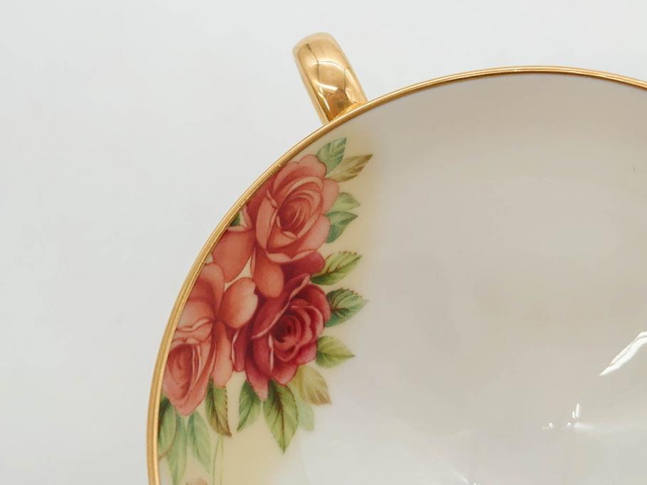 未使用品　ノリタケ　NORITAKE　100周年記念　オールドノリタケデザイン　華やかで美しいカップ&ソーサー6客セット(100th Anniversary、アソートコレクション、C&S、花、金彩、洋食器、外箱付き)(R-083081)