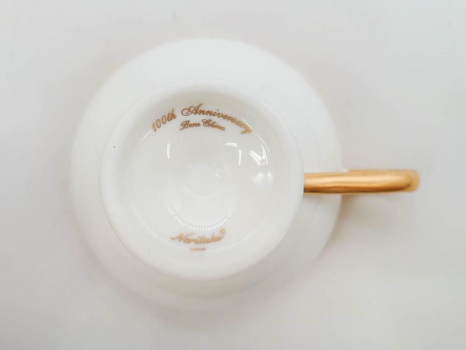 未使用品　ノリタケ　NORITAKE　100周年記念　オールドノリタケデザイン　華やかで美しいカップ&ソーサー6客セット(100th Anniversary、アソートコレクション、C&S、花、金彩、洋食器、外箱付き)(R-083081)