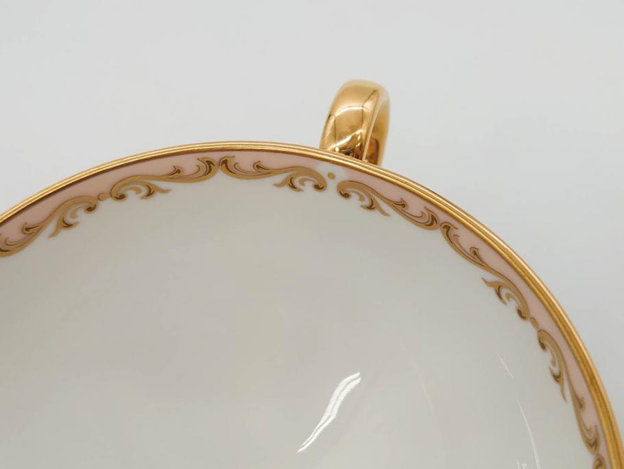 未使用品　ノリタケ　NORITAKE　100周年記念　オールドノリタケデザイン　華やかで美しいカップ&ソーサー6客セット(100th Anniversary、アソートコレクション、C&S、花、金彩、洋食器、外箱付き)(R-083081)