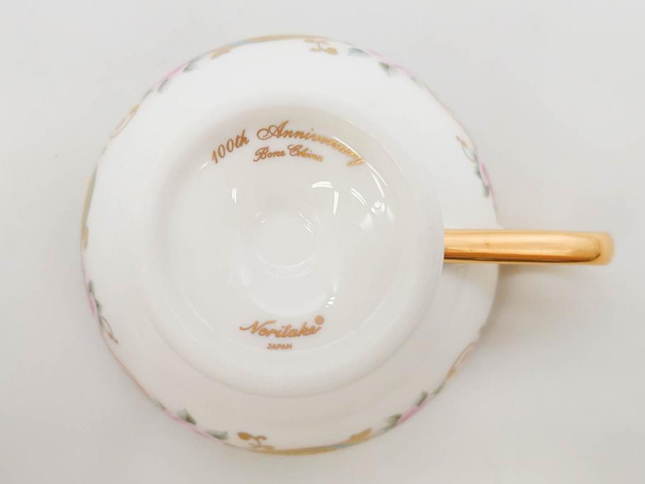 未使用品　ノリタケ　NORITAKE　100周年記念　オールドノリタケデザイン　華やかで美しいカップ&ソーサー6客セット(100th Anniversary、アソートコレクション、C&S、花、金彩、洋食器、外箱付き)(R-083081)