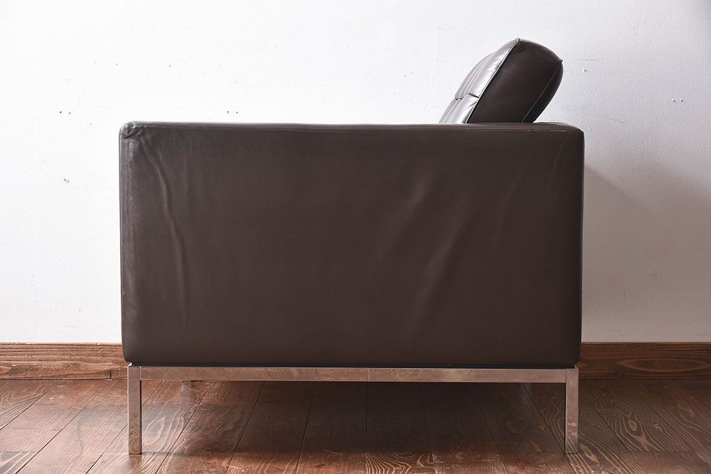 ビンテージ家具　ビンテージ　KNOLL(ノール)　廃盤品　モダンなラウンジソファ(1人掛けソファ)(2)