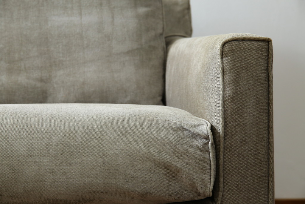 中古　ACTUS(アクタス)取扱い　eilersen(アイラーセン)　STREAMLINE(ストリームライン)　MINI SOFA(ミニソファ)　シンプルモダンな佇まいが魅力の2人掛けソファ(二人掛け、2P)(定価約484000円)(R-080322)