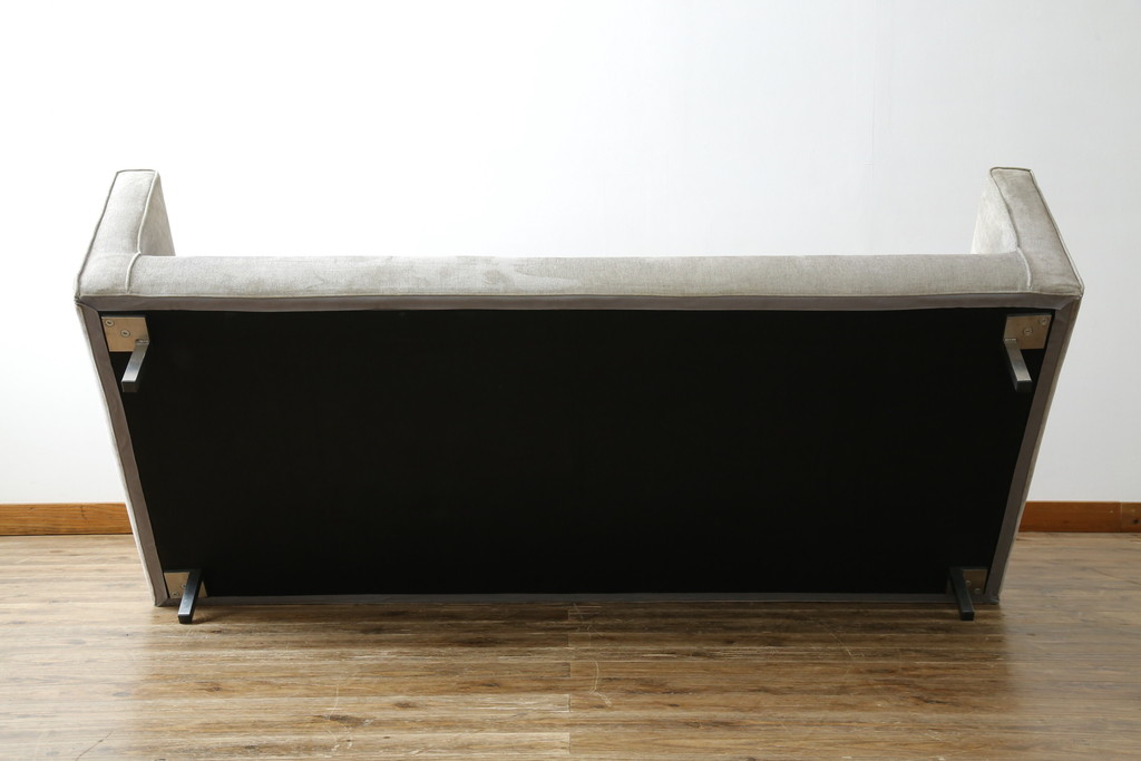 中古　ACTUS(アクタス)取扱い　eilersen(アイラーセン)　STREAMLINE(ストリームライン)　MINI SOFA(ミニソファ)　シンプルモダンな佇まいが魅力の2人掛けソファ(二人掛け、2P)(定価約484000円)(R-080322)