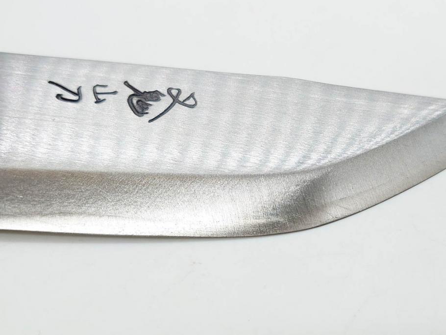 阿仁　西根正剛　誠　叉鬼山刀　4.5寸　ナイフ(マタギナガサ、フクロナガサ、西根打刃物、ケース付き、4寸5分、四寸五分)(R-083083)