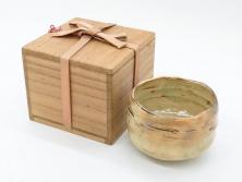 明治期　伊万里焼　色絵染付　蓋茶碗3客(和食器)(R-052755)