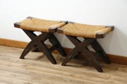 ヴィンテージ家具　ビンテージ　ERCOL(アーコール)　コントラストが目を引くペイントクエーカーチェア(椅子)(3)
