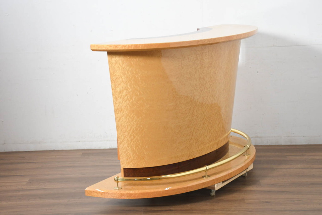 中古　超美品!　松創　モダンで品のある佇まいが美しいバーカウンター(カウンターテーブル)(R-082592)