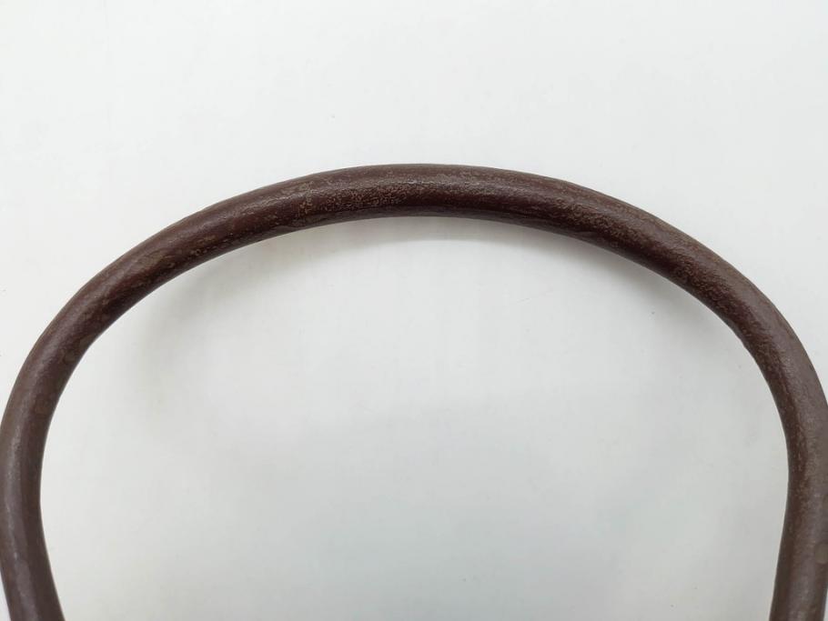 未使用品　戦前　寿　巾着　巻物　南部鴻栄堂　縁起物のモチーフが魅力的な鉄瓶(湯沸、湯瓶、茶道具、茶器)(R-076898)