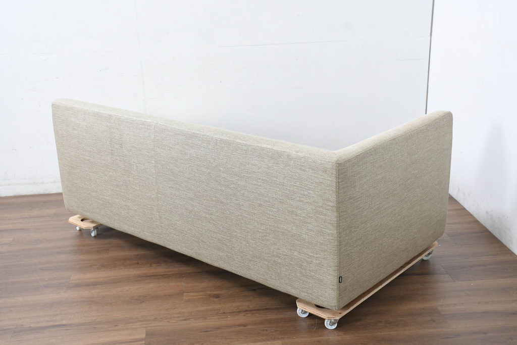 中古　美品　arflex(アルフレックス)　SONA(ソーナ)　心地よさと洗練を兼ね備えたオットマン付きカウチソファ(3人掛け、3P、三人掛け、2人掛けソファ、2PL字ソファ)(定価約115万円)(R-083189)
