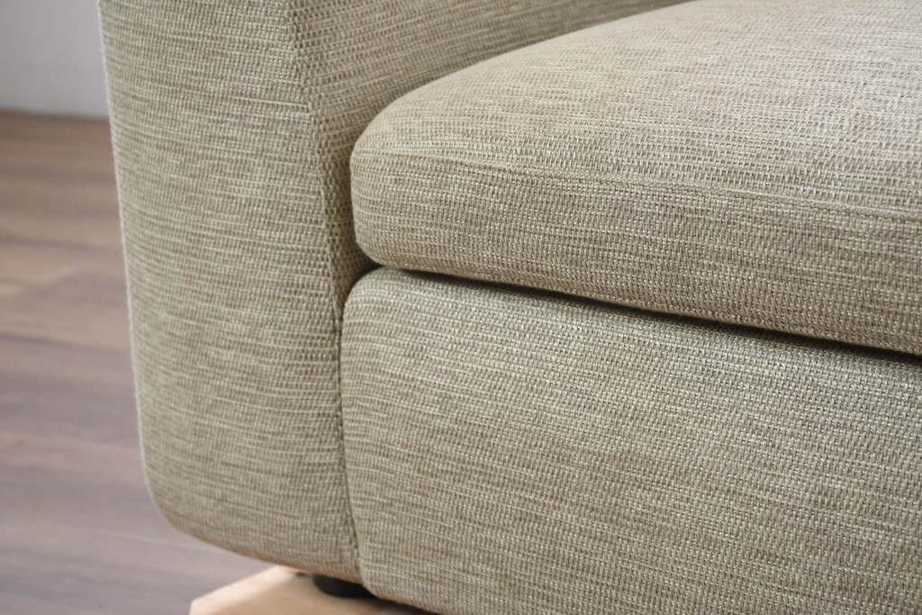 中古　美品　arflex(アルフレックス)　SONA(ソーナ)　心地よさと洗練を兼ね備えたオットマン付きカウチソファ(3人掛け、3P、三人掛け、2人掛けソファ、2PL字ソファ)(定価約115万円)(R-083189)