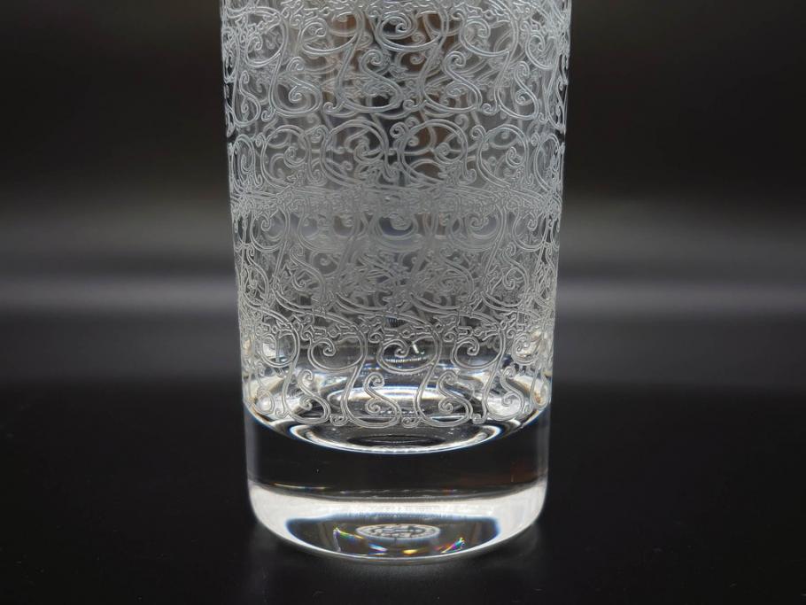 フランス　Baccarat　バカラ　ローハン　ハーモニー　高貴でエレガントなデザインが美しいグラス2客セット(ハイボール、フルレッドクリスタルガラス、コップ)(R-076760)