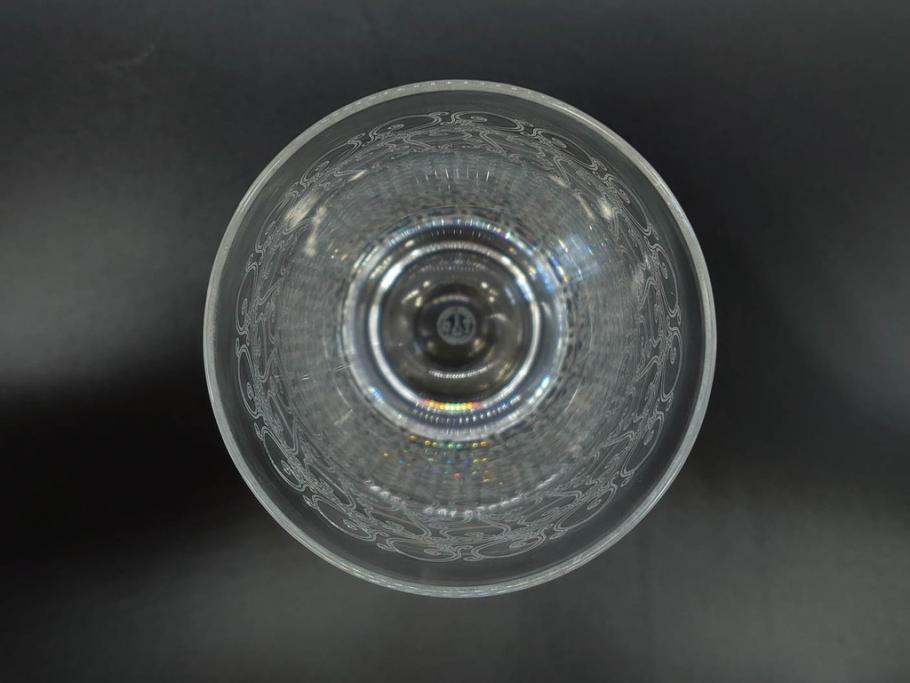 フランス　Baccarat　バカラ　ローハン　ハーモニー　高貴でエレガントなデザインが美しいグラス2客セット(ハイボール、フルレッドクリスタルガラス、コップ)(R-076760)