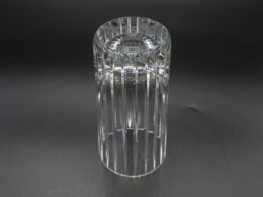 フランス　Baccarat　バカラ　ローハン　ハーモニー　高貴でエレガントなデザインが美しいグラス2客セット(ハイボール、フルレッドクリスタルガラス、コップ)(R-076760)