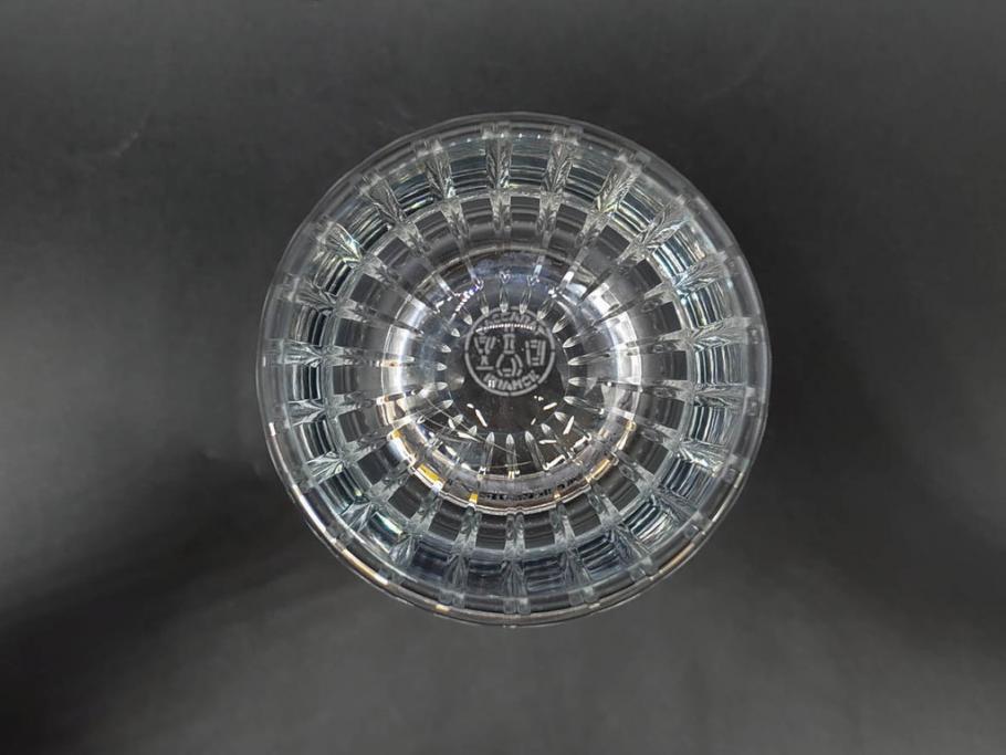 フランス　Baccarat　バカラ　ローハン　ハーモニー　高貴でエレガントなデザインが美しいグラス2客セット(ハイボール、フルレッドクリスタルガラス、コップ)(R-076760)