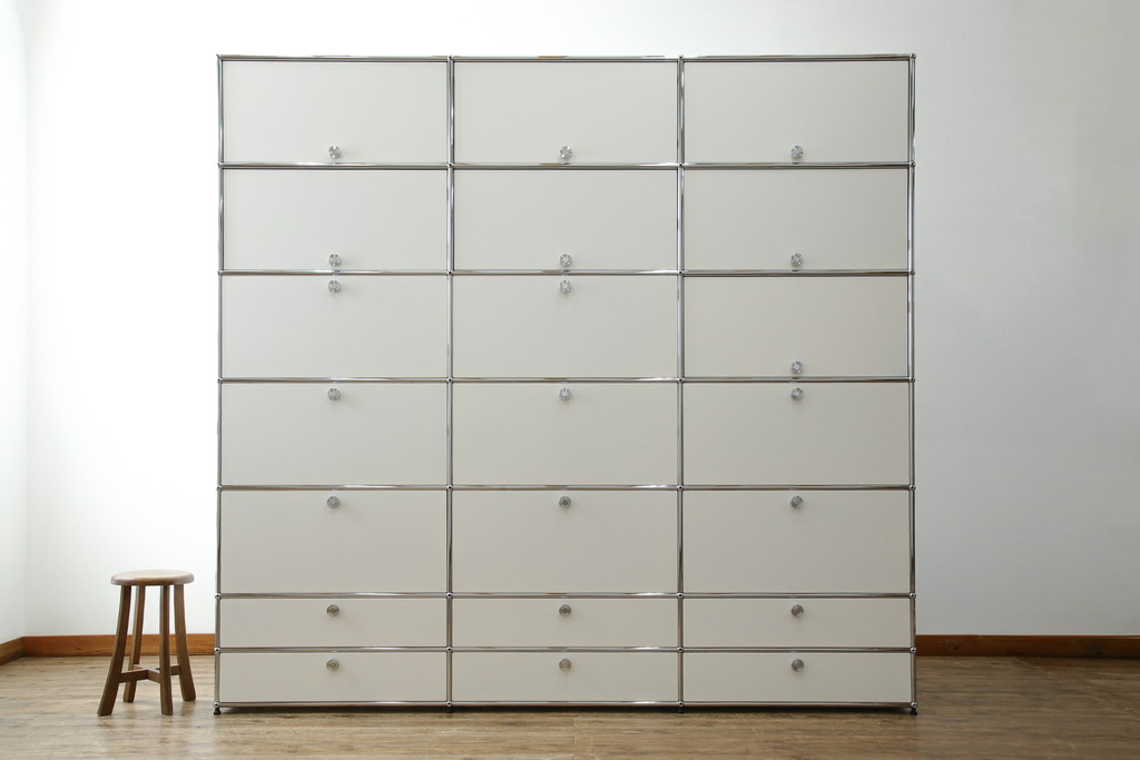 USMハラー 35cmチューブ 3連結 中古 USMハラー(USM Haller) 3列7段(3×7) 美しくシンプルな