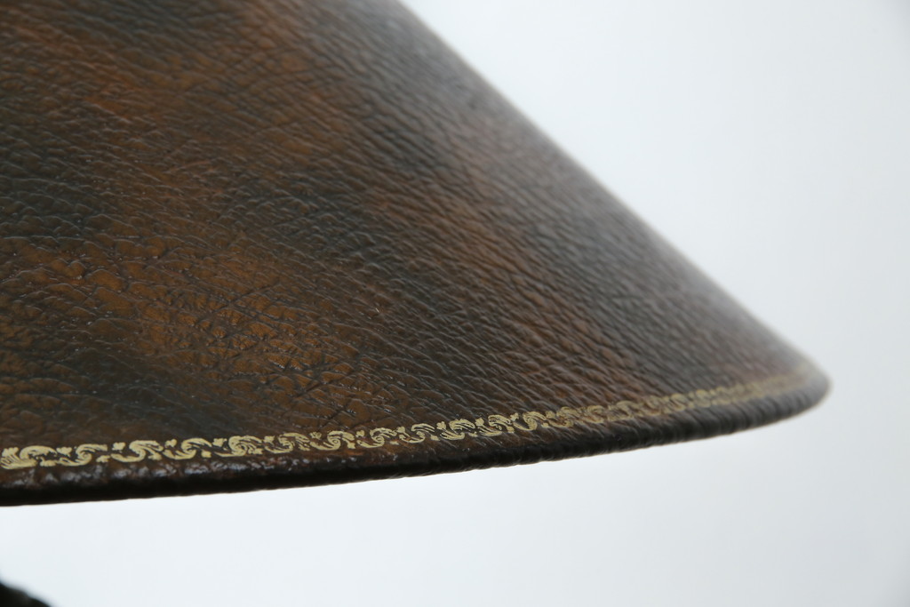 中古　美品　イギリス　MAITLAND-SMITH(メートランドスミス)　細部まで意匠を凝らした高級感のあるデザインが魅力的なフロアスタンド(フロアランプ、スタンド照明、シェードライト、英国)(定価推定40万円以上)(R-080540)