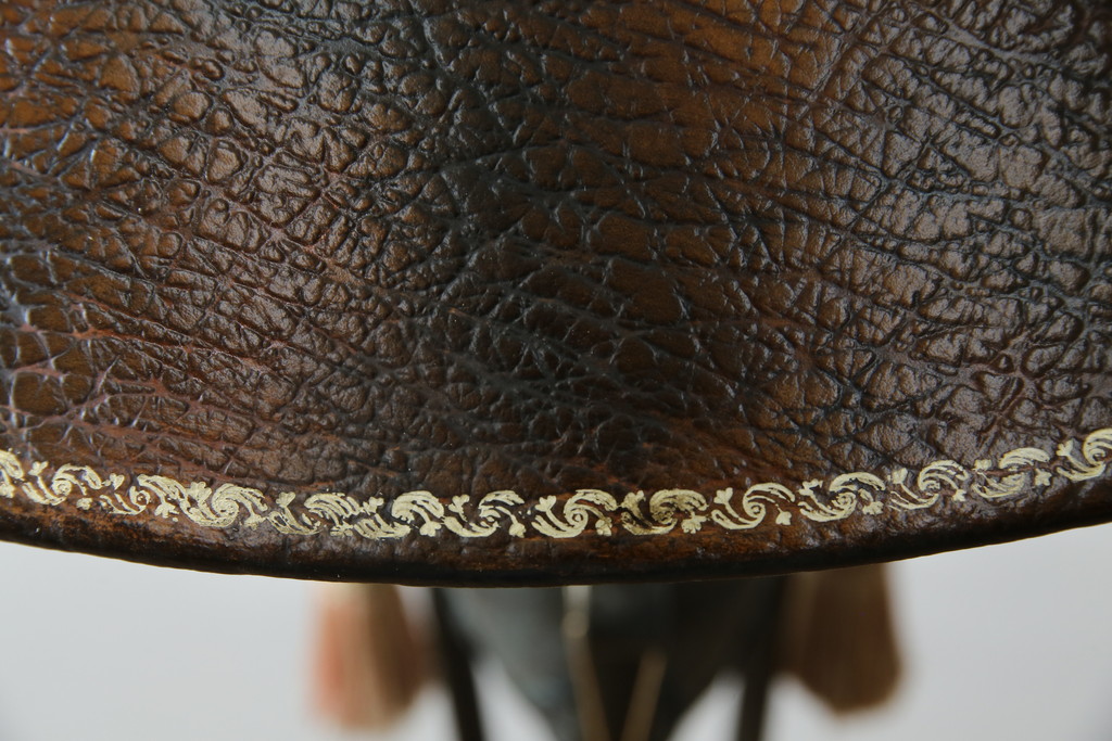 中古　美品　イギリス　MAITLAND-SMITH(メートランドスミス)　細部まで意匠を凝らした高級感のあるデザインが魅力的なフロアスタンド(フロアランプ、スタンド照明、シェードライト、英国)(定価推定40万円以上)(R-080540)