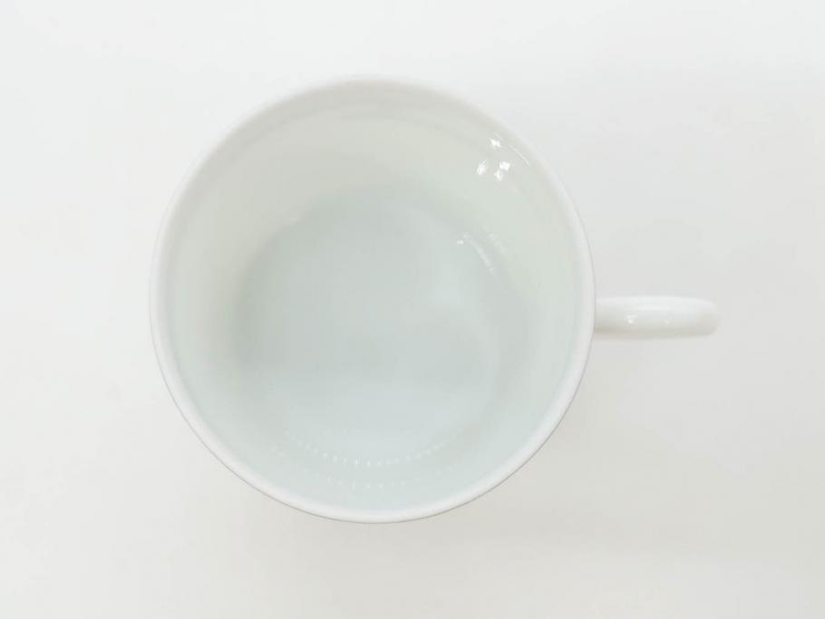 フランス　HERMES(エルメス)　リズム　洗練されたデザインが魅力のコーヒーカップ&ソーサー2客セット(C&S、金彩、碗皿、洋食器、共箱付)(R-083283)