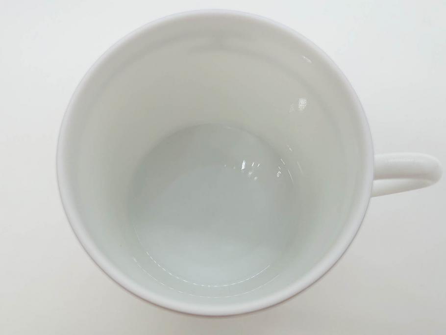 フランス　HERMES(エルメス)　リズム　洗練されたデザインが魅力のコーヒーカップ&ソーサー2客セット(C&S、金彩、碗皿、洋食器、共箱付)(R-083283)