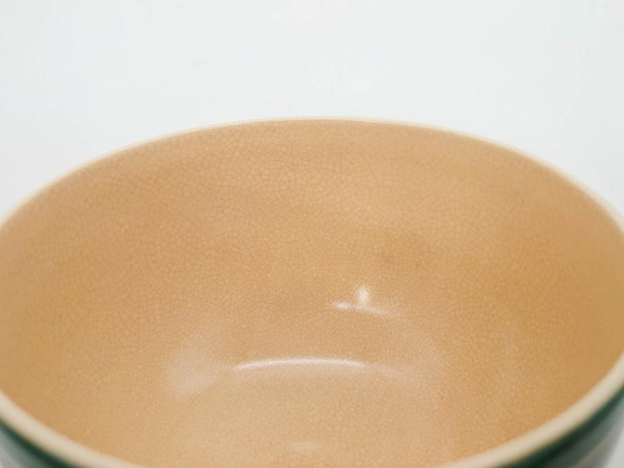 十六代 永楽善五郎　色絵　早春　茶道具　約12cm　4寸　静謐な美しさを感じさせる茶碗(梅、金彩、抹茶碗、茶器、茶陶、裏印、和食器、共箱付、四寸)(R-083284)