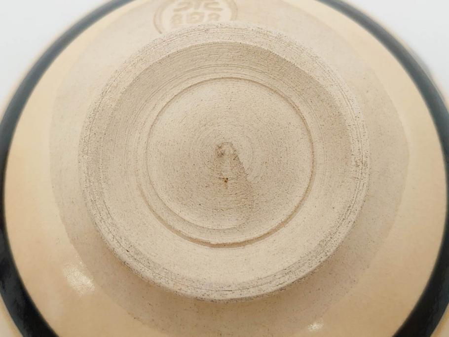 十六代 永楽善五郎　色絵　早春　茶道具　約12cm　4寸　静謐な美しさを感じさせる茶碗(梅、金彩、抹茶碗、茶器、茶陶、裏印、和食器、共箱付、四寸)(R-083284)