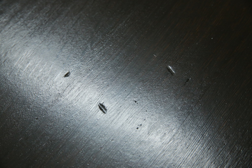 和製アンティーク　ナラ材　どっしりとした佇まいの組立式両袖机(ニーホールデスク、ワークデスク、オフィスデスク、在宅ワーク、在宅用)(R-070746)