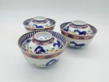明治〜大正　染付杯洗(深皿、深鉢、盃洗)(R-045315)
