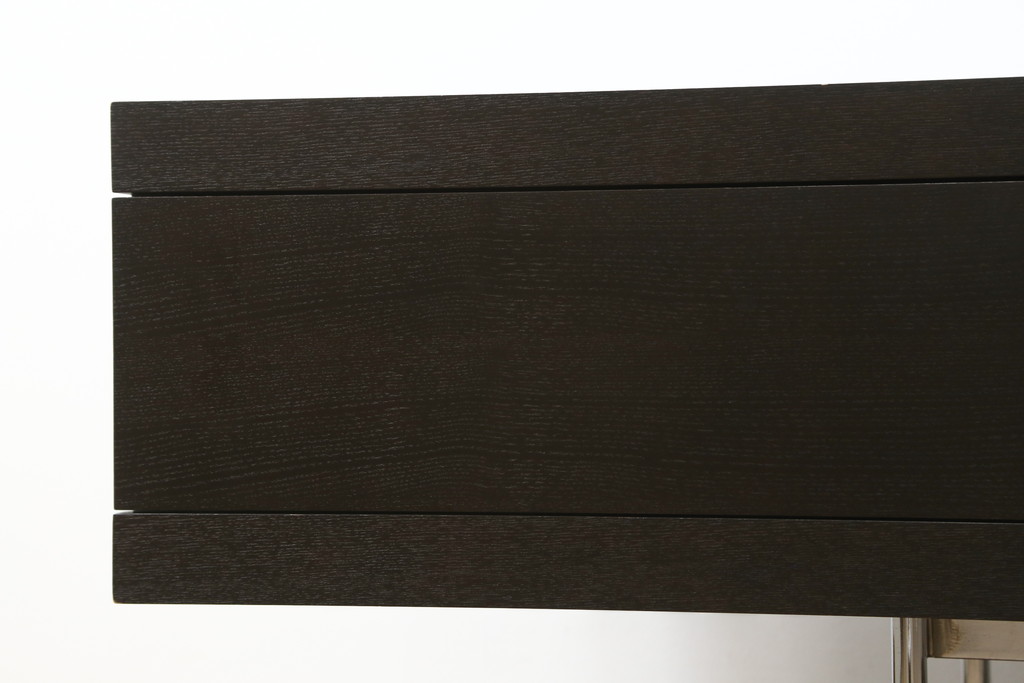 中古　美品　Time & Style(タイムアンドスタイル)　COMPOSITION(コンポジション)　LOW AV BOARD(ローAVボード)　落ち着いた木目とシャープなラインが魅力的なテレビ台(TVボード、テレビボード、リビングボード、収納棚、戸棚、ローボード)(定価約34万円)(R-083147)