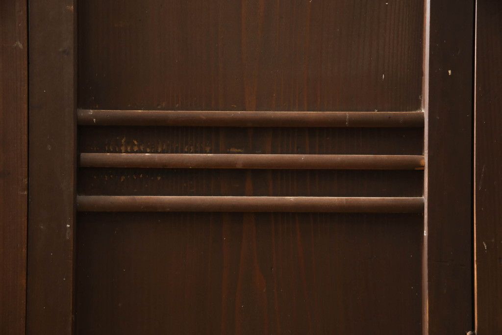 和製アンティーク　六尺　上質な空間を演出する水屋箪笥キャビネット(食器棚、戸棚、収納棚、引き出し)(R-068755)