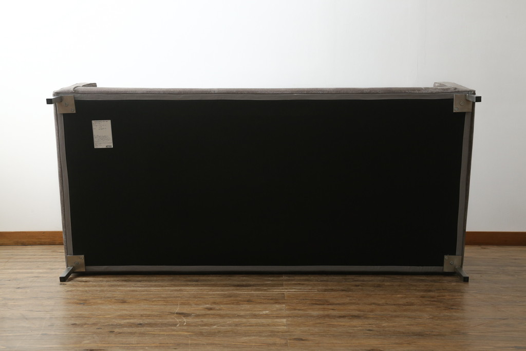 中古　2020年購入　ACTUS(アクタス)取扱い　eilersen(アイラーセン) GROUP-E MELLOW(メロー)　ストリームラインソファ(STREAMLINE SOFA)　シンプルモダンな佇まいが魅力のヘッドレスト付き2人掛けソファとオットマンのセット(二人掛け、2P、フットスツール、北欧)(定価約68万円)(R-074560)