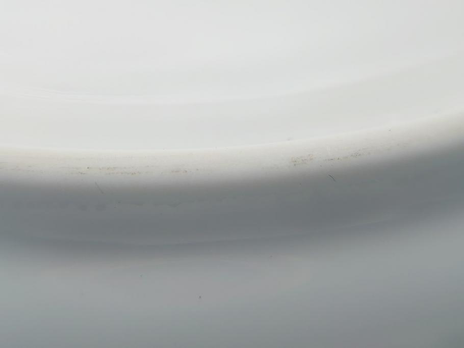 デンマーク　ROYAL　COPENHAGEN(ロイヤルコペンハーゲン)　プリンセス　ブルー　美しいレースの縁取りが優雅さを演出するディーププレート(約22.5)&ピックルディッシュ(約25)セット(洋食器、フラット、舟形、楕円プレート)(R-062235)