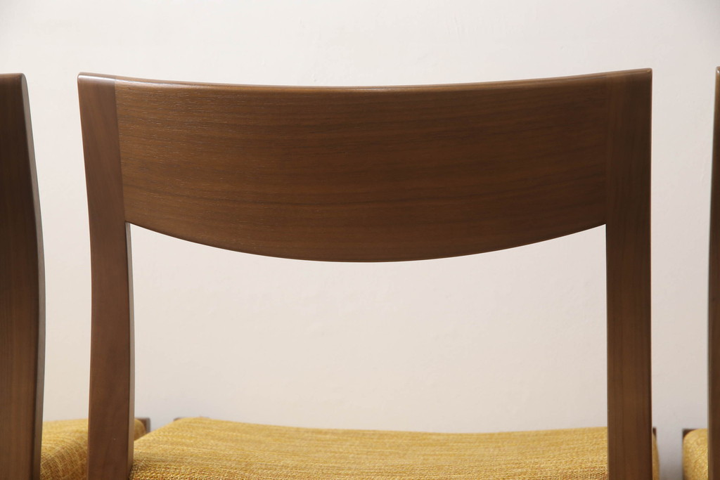 中古　展示美品　CONDE HOUSE(カンディハウス)　レジェーロ　品のある上質な空間を演出するダイニングチェア4脚セット(サイドチェア、椅子、イス)(R-065759)