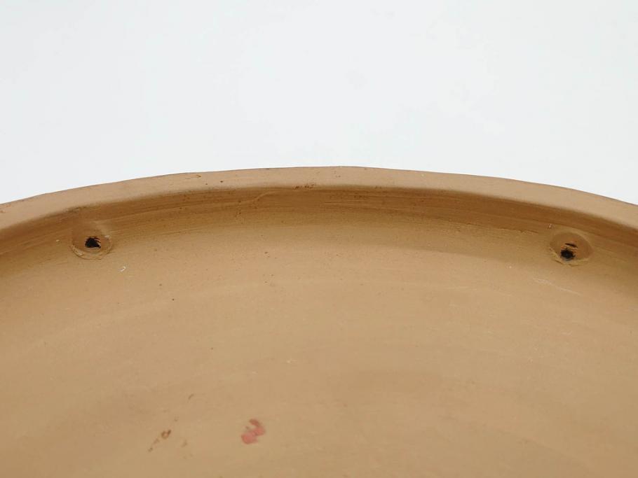 戦前　陶器　レトロな雰囲気がどこか懐かしさを感じる郵便局看板(鏝絵、こてえ、レリーフ、ディスプレイ、郵便マーク)(R-076805)