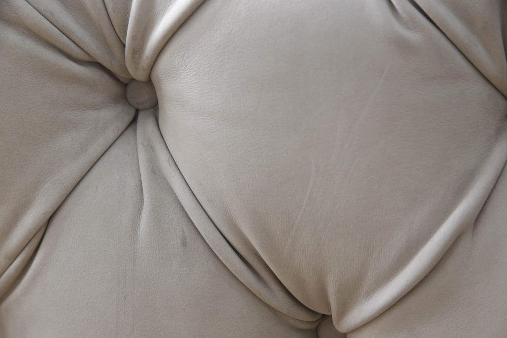 中古　3か月の短期使用　baxter(バクスター)　パオラ・ナヴォーネ(PAOLA NAVONE)デザイン　チェスタームーンソファ(CHESTER MOON SOFA)　洗練されたエレガントなデザインが魅力の2人掛けソファ(二人掛け、2P)(定価約446万円)(R-068552)