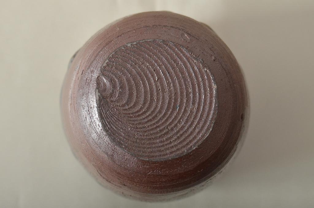 石田陶春作　丹波茶入　千代の栄　尋牛斎　共箱(茶道具)(R-046715)