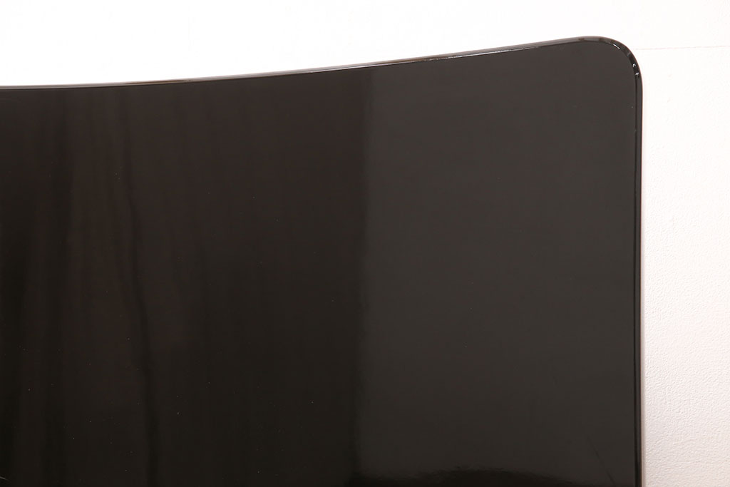 中古　美品　香川漆器　繊細な色づかいに目を奪われる総漆塗りの衝立(定価約100万円)(つい立て、パーテーション、仕切り)(R-051837)