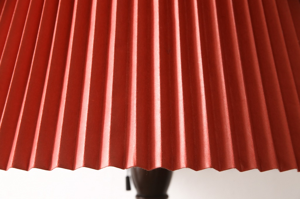 中古　美品　松本民芸家具　和紙傘が情緒溢れるA型フロアスタンド(シェード、スタンドライト、スタンド照明)(R-058550)